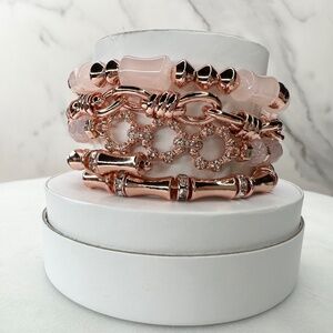 Bomb Party Spring Stacks Heart In Your Hands Bracelet ST74211 NWT